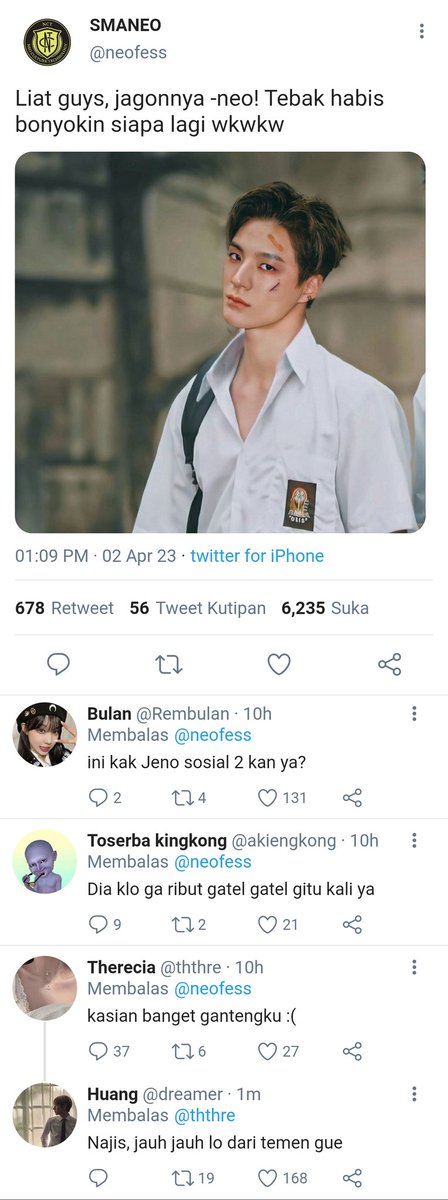 — Jeno ft. Jaehyun few-tweets AU

; from #LabuhAngkara univers.