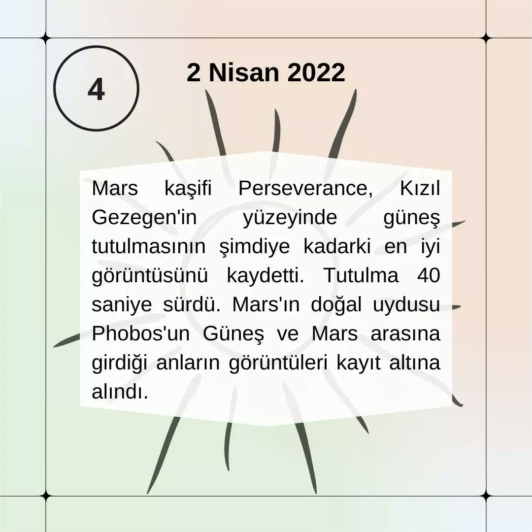 'Bilim ve Teknoloji Dünyasında Bu Hafta' gönderi serimize 27 Mart - 2 Nisan tarihleri arasındaki gelişmelerle kaldığımız yerden devam ediyoruz 😊

#scitech #bilimveteknoloji #bilimdebuhafta
#teknolojidebuhafta #keşfet #bilimdünyası