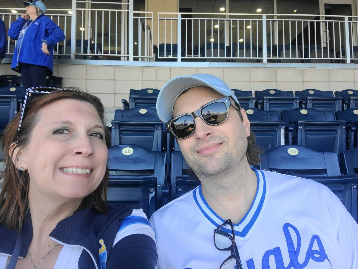 somehow ended up in our old season ticket seats.  #Royals