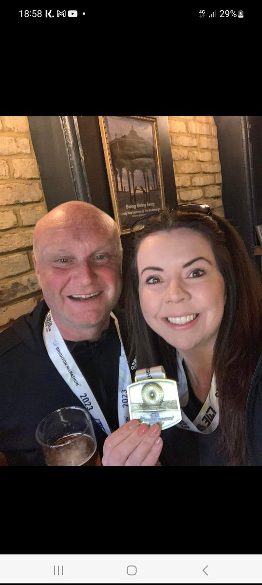 chappa31's tweet photo. We done it mate @Razorbrick @BrightonMarathn https://t.co/CYVBXSnSfT
