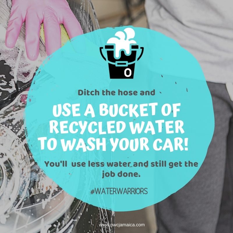 NWCjam's tweet photo. Use a bucket of recycled water to wash your car. You'll use less water, and still get the job done. We continue to urge customers to #conserve as #everydropcounts! #wasteless #savemore #thetimetoconserveisnow https://t.co/ZkEwEcOmTa