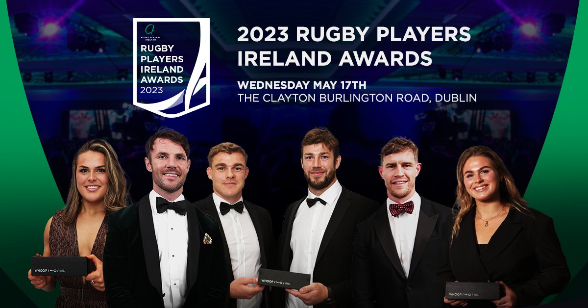 RugbyPlayersIreland (@rugbyplayersire) on Twitter photo The race for titles is heating up...
Join us on May 17 as we find out who the players believe the real winners are.
Contact finola@rugbyplayersireland.ie for more.
#RugbyAwards23 #MoreThanAPlayer The race for titles is heating up...
Join us on May 17 as we find out who the players believe the real winners are.
Contact finola@rugbyplayersireland.ie for more.
#RugbyAwards23 #MoreThanAPlayer