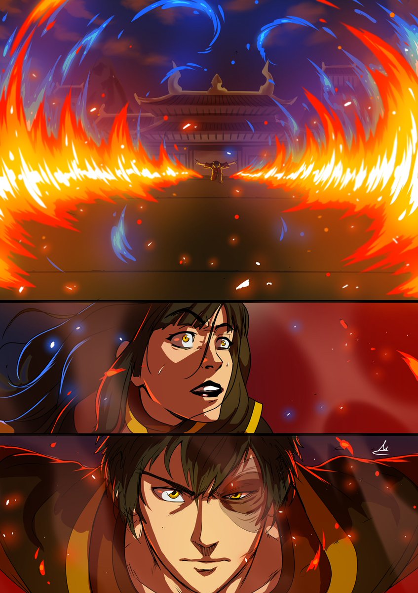 Finally I found some time to color it! #AvatarTheLastAirbender #art #fanart