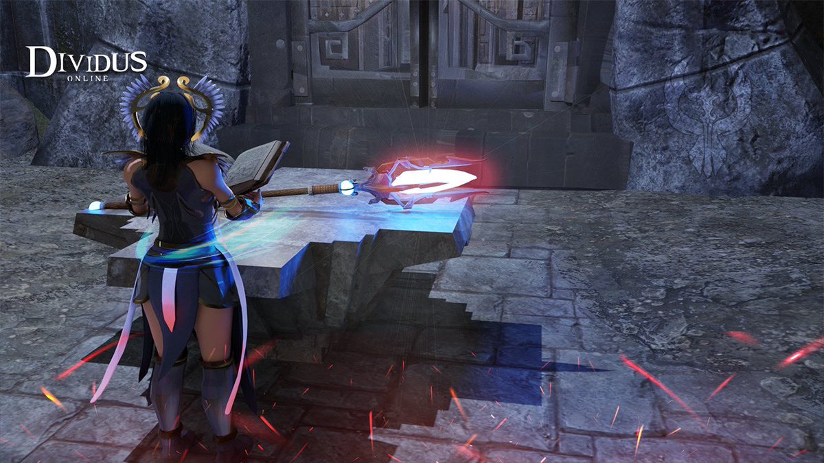 DividusOnline's tweet photo. If he has the Grimoire Spellbook, things are not going bad.  So what's going on outside the castle boundaries?  We will see this when the door opens.  Hurry up!  We don't have much time left! 
#DividusOnline #mmorpg #gamefi #ComingSoon https://t.co/oePCmD8ZKl