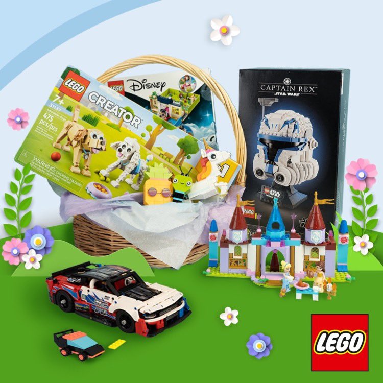 You have a week to fill up those #Easter baskets! And, we've got all the #Legos you need. ⁠#Hop in to see us &amp; show #somebunny you #love them

#bnspired #guardiansofthegalaxy #indianajones #creator #newlego @marketstreetlynnfield @bnlynnfieldma 
⁠