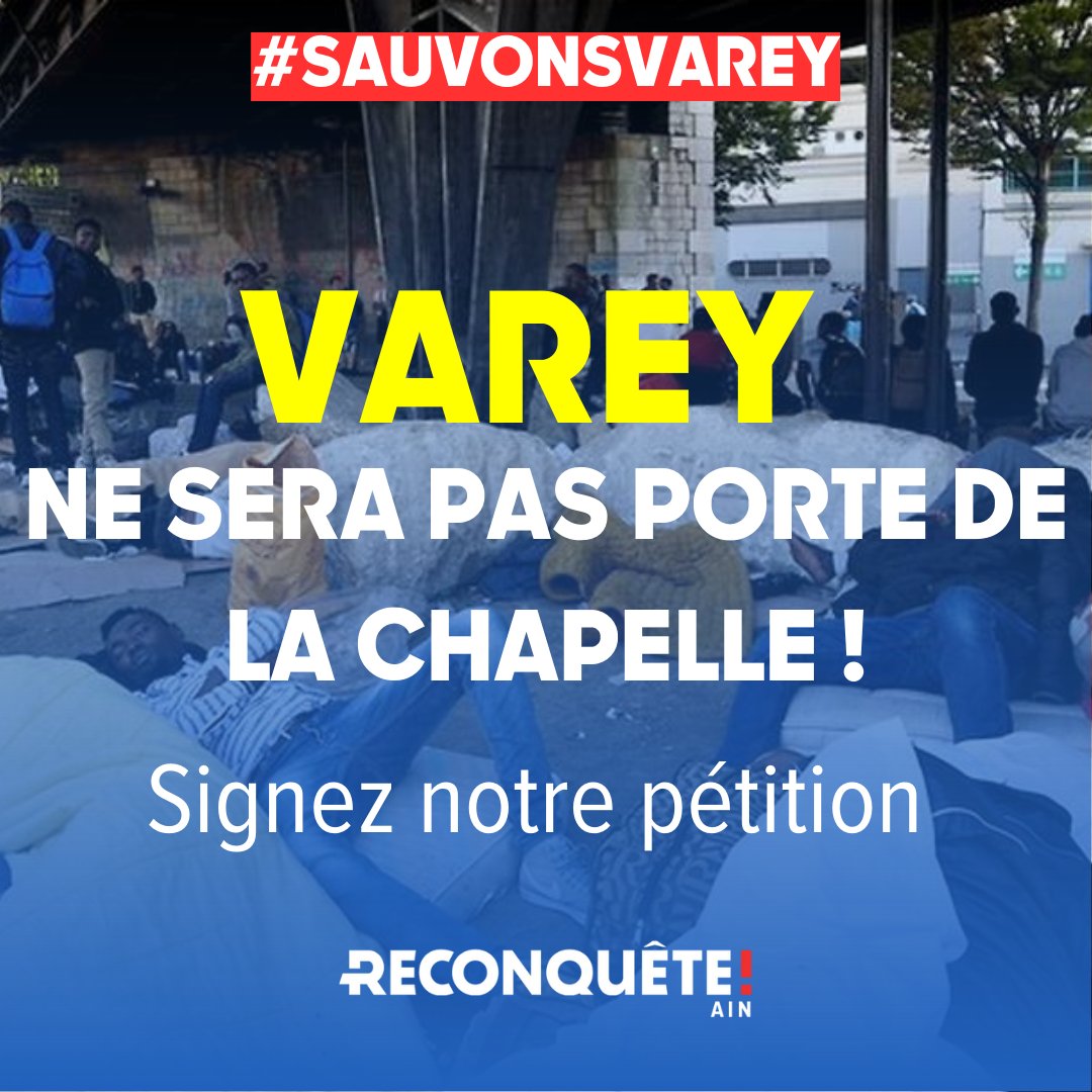 ReconqueteAin's tweet photo. 🔴 Défendons nos campagnes !

Nous ne voulons pas de migrants au château de Varey !

Soutenez notre opposition à ce projet en signant notre pétition !

https://t.co/ZMuVy8j6zl

#Petition #PasDeMigrantsDansNosCampagnes #SauvonsVarey #Ain #Reconquête https://t.co/KVykc0uj0J