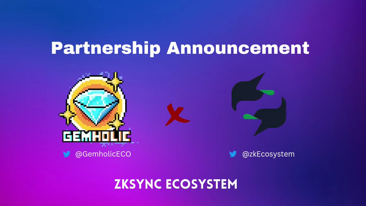 Monad floor (@monadfloor) on Twitter photo We're thrilled to announce our partnership with @GemholicECO, a platform creating new benefits for all parties on <a href="/zksync/">ZKsync (∎, ∆)</a>.
We are giving away 2000 $GEM to 10 people
To Participate:
👉 Follow @GemholicECO & @zkEcosystem
👉 RT + 💙
👉 Tag 3 #zkSyncEra friends We're thrilled to announce our partnership with @GemholicECO, a platform creating new benefits for all parties on <a href="/zksync/">ZKsync (∎, ∆)</a>.
We are giving away 2000 $GEM to 10 people
To Participate:
👉 Follow @GemholicECO & @zkEcosystem
👉 RT + 💙
👉 Tag 3 #zkSyncEra friends