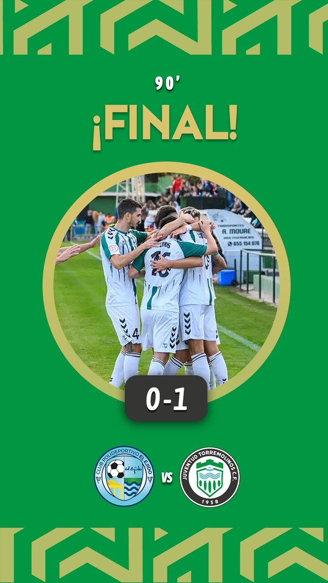 ¡FINAL DEL PARTIDO!

#PoliElEjidoTorremolinos #somosverdes💚🤍