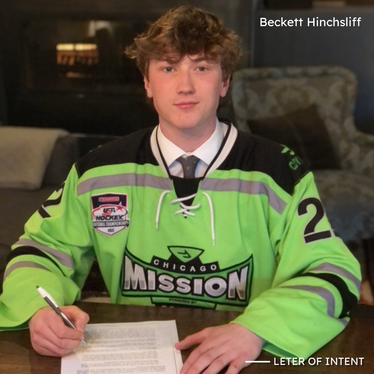 ChicagoMission's tweet photo. BECKETT HINCHSLIFF SIGNS WITH THE OJHL'S BUFFALO JR SABRES.
https://t.co/sAnN1QwWoL
Congrats to Beckett and the Hinchsliff family!
@AHAI_1 https://t.co/9lisRnwraW
