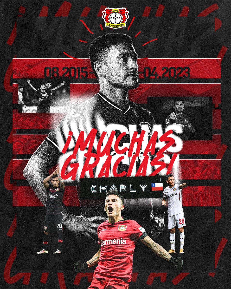 Vielen Dank für siebeneinhalb Jahre unterm Bayer-Kreuz, Charly! ⚫️❤️🙏

<a href="/CharlesAranguiz/">Charles Aranguiz</a> verlässt #Bayer04 und wechselt mit sofortiger Wirkung zurück zu seinem ehemaligen Verein <a href="/SCInternacional/">Sport Club Internacional</a> Porto Alegre.

#Werkself