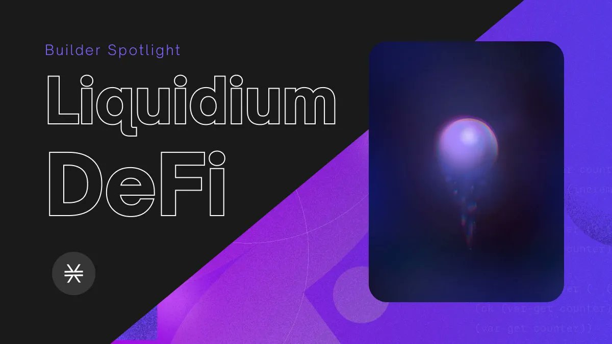 StacksOrg's tweet image. 💜 The #Bitcoin builder road of @LiquidiumFi

1️⃣ Part of @btcstartuplab 
2️⃣ Part of the Grants Program
3️⃣ Borrow $STX against your NFTs live on testnet
4️⃣ Reached a milestone of loans given out
⏳ $BTC against your Ordinals