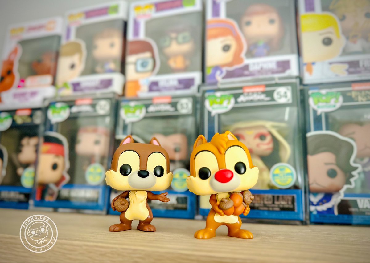 It’s #ShelfieSunday & also Chip ‘N Dale’s 80th Birthday! 🥳🎉 What’s your favorite #FunkoPop today? #Celebrate #FunkoShelfieSunday #FunkoFunatic #FOTW #FunaticOfTheWeek #FunkoFamily @Disney @OriginalFunko