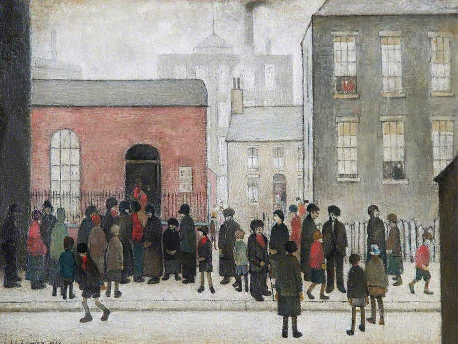 The Mission Room, 1937 #naveart #lowry wikiart.org/en/l-s-lowry/t…