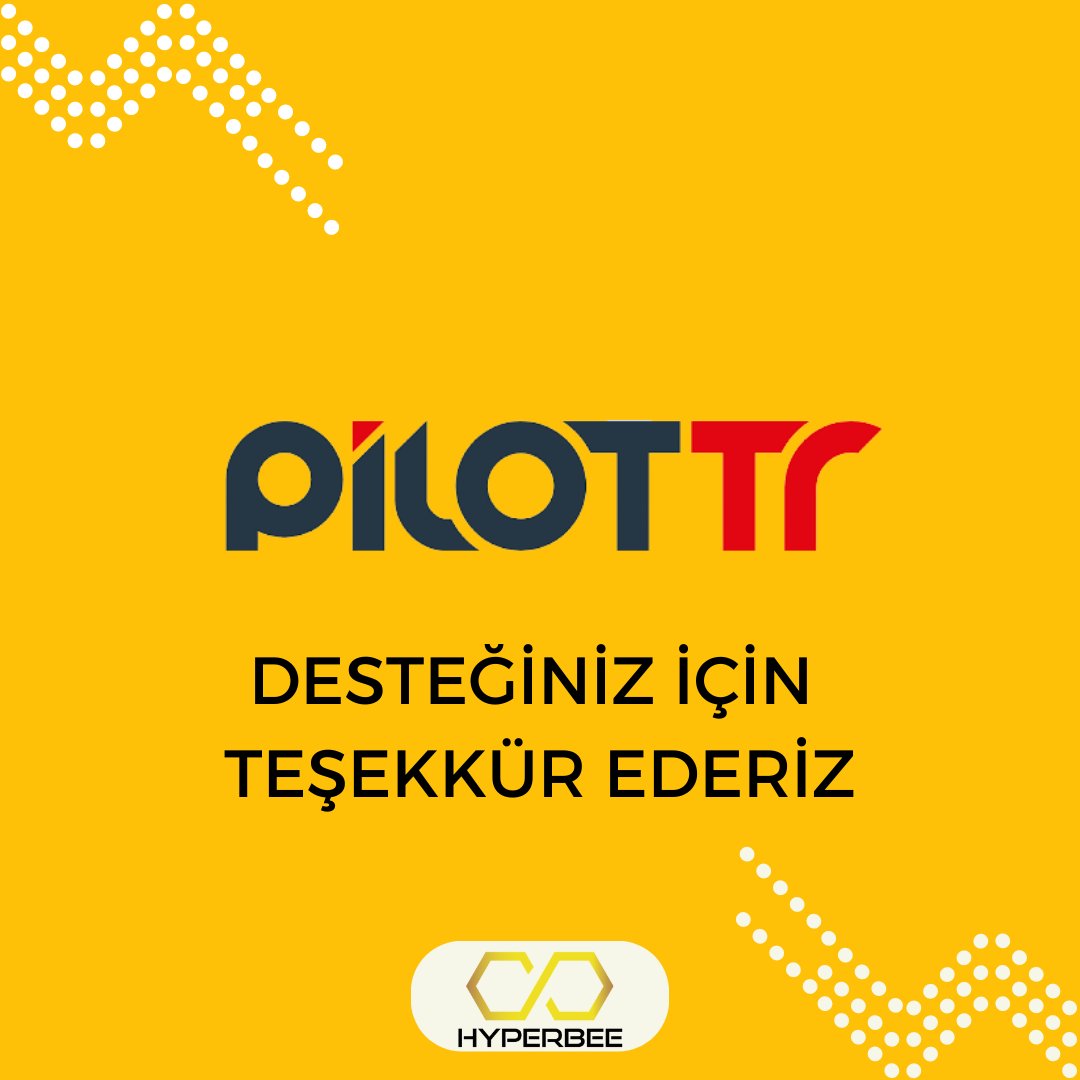 Takımımıza olan destekleri için PilotTR'ye  teşekkür ederiz!💫

Thanks to PilotTR for their support to our team !💫