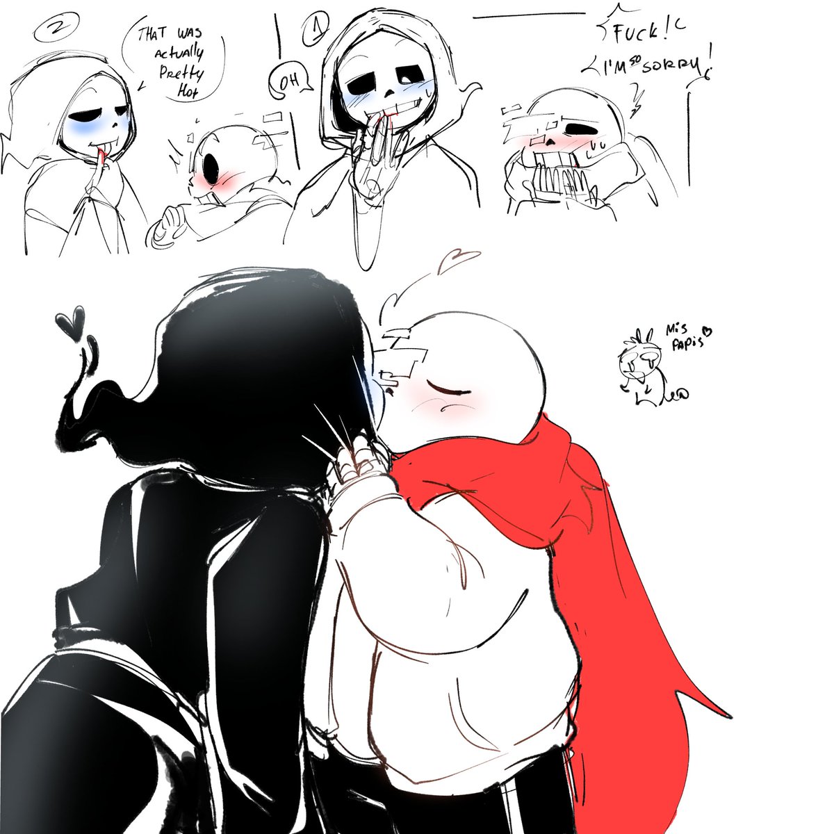 D0qqi's tweet photo. Rawr 
#underfell #underswap #afterdeathship https://t.co/PsIhMAKPty