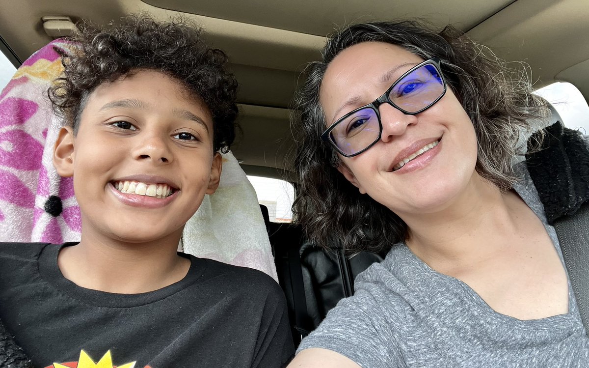 Out and about with my son today preparing for Easter. 🐣