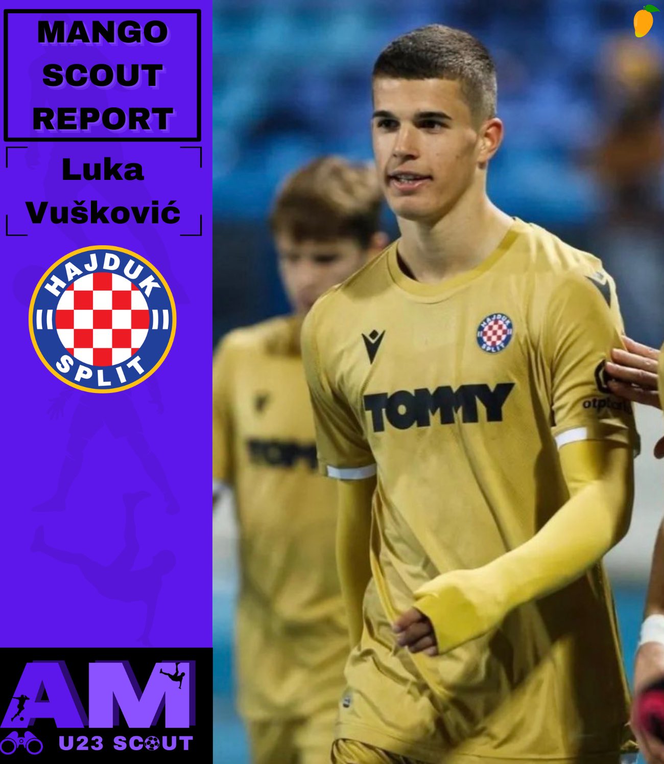 Scheda Hajduk Spalato U19 - Primavera Youth League Italia