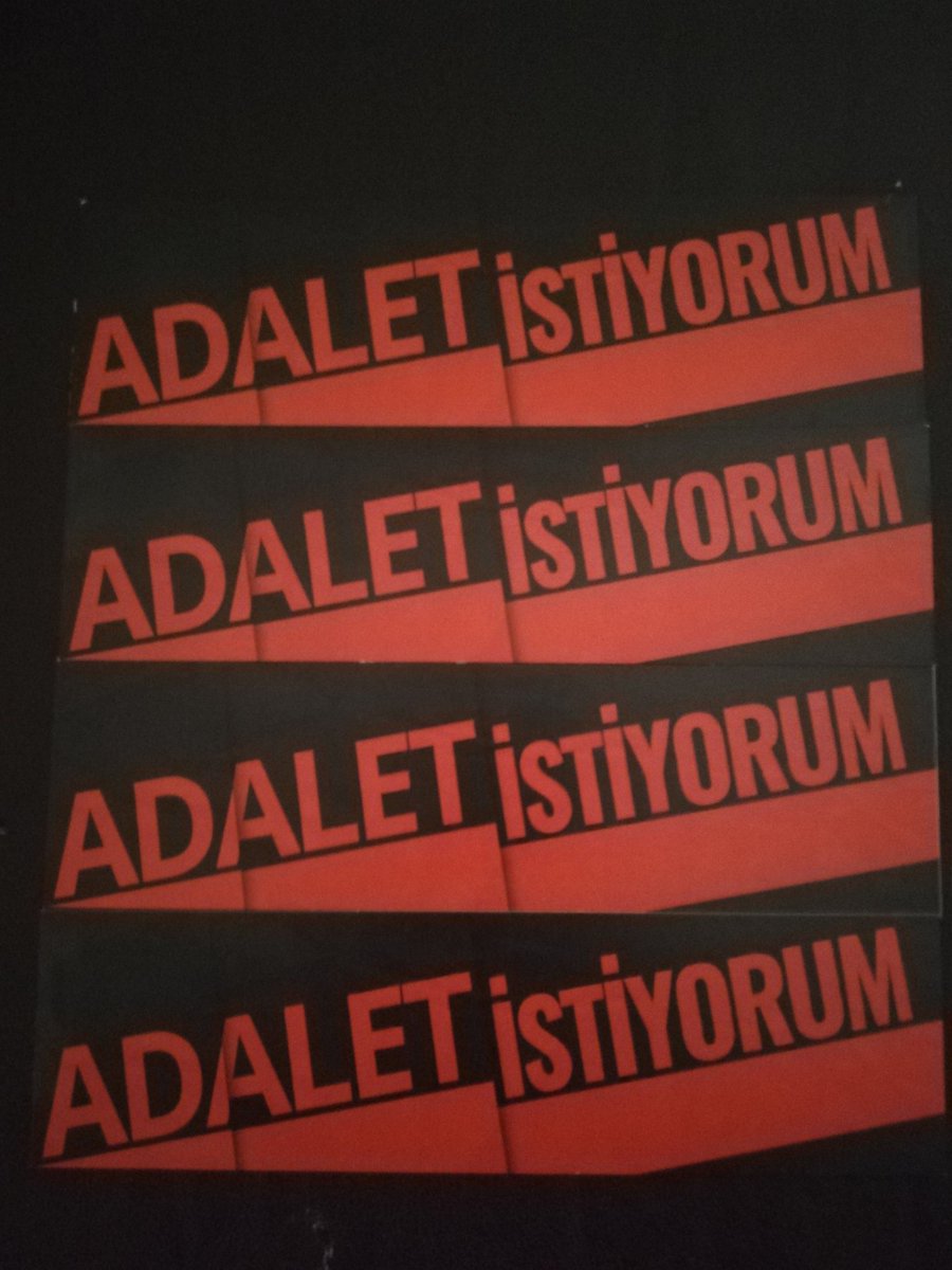 Adalet Sağlanana kadar "ADALET İSTİYORUM" demeye devam edeceğim ❗❗❗