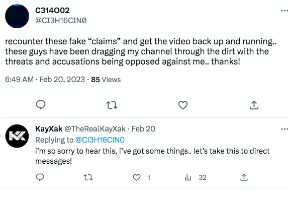 GameGuy_real's tweet photo. @CI3H16CIN0 Going onto twitter and trying to cancel someone over them asking you not to use their shit is victim mentality, especially when you use your alt account to make it seem like you have one singular person on your side bro. https://t.co/H3smv6gPKG