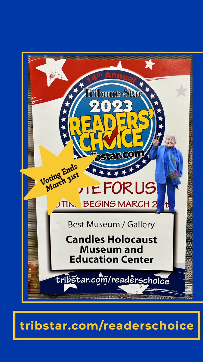 There is still time to vote for your favorites. Voting has been extended to April 4th. Vote today at  ow.ly/omrY50Ny7qY