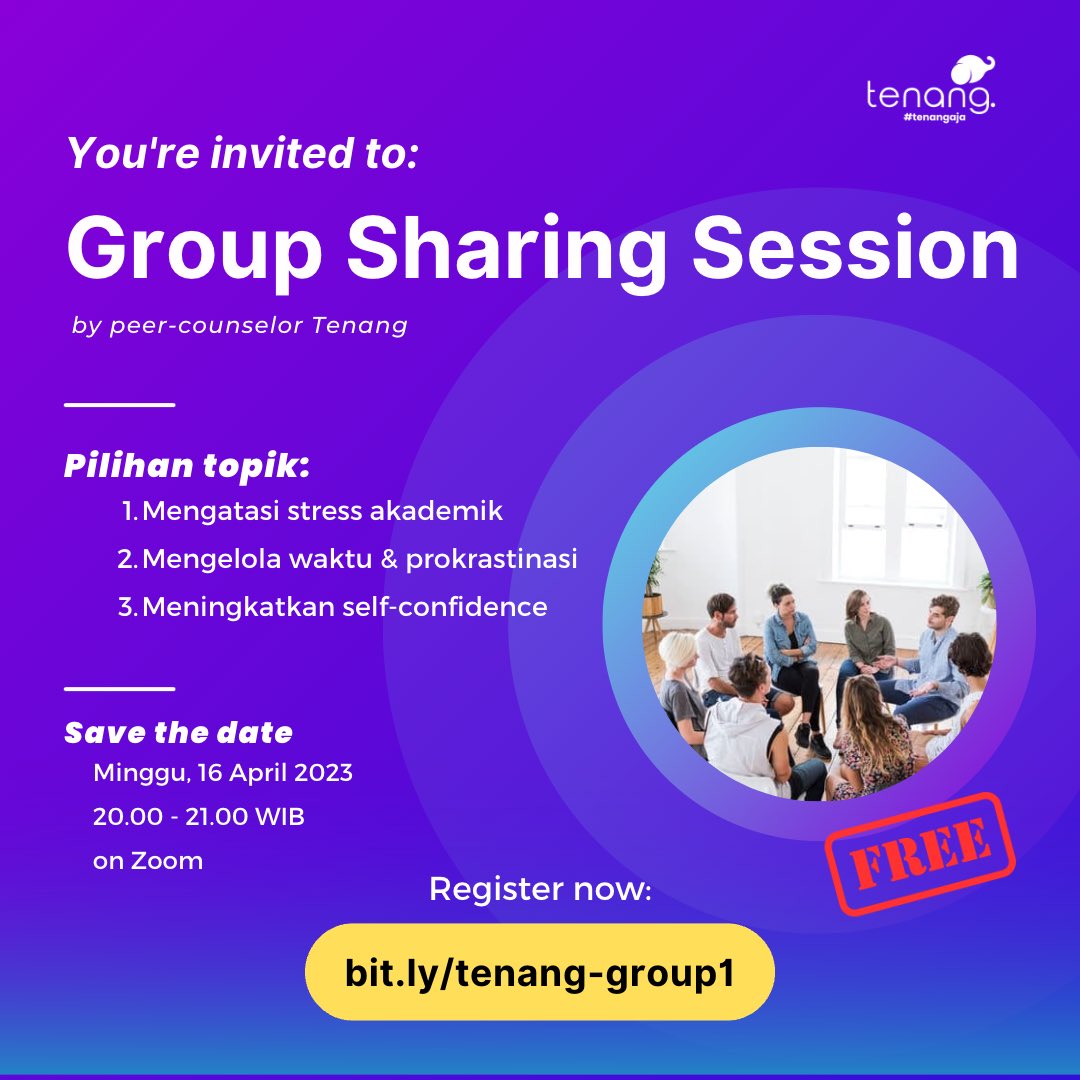 tenang_ai's tweet photo. #groupsharingsession #peersupport https://t.co/VJHXuuOARz https://t.co/yphTmJR0LJ