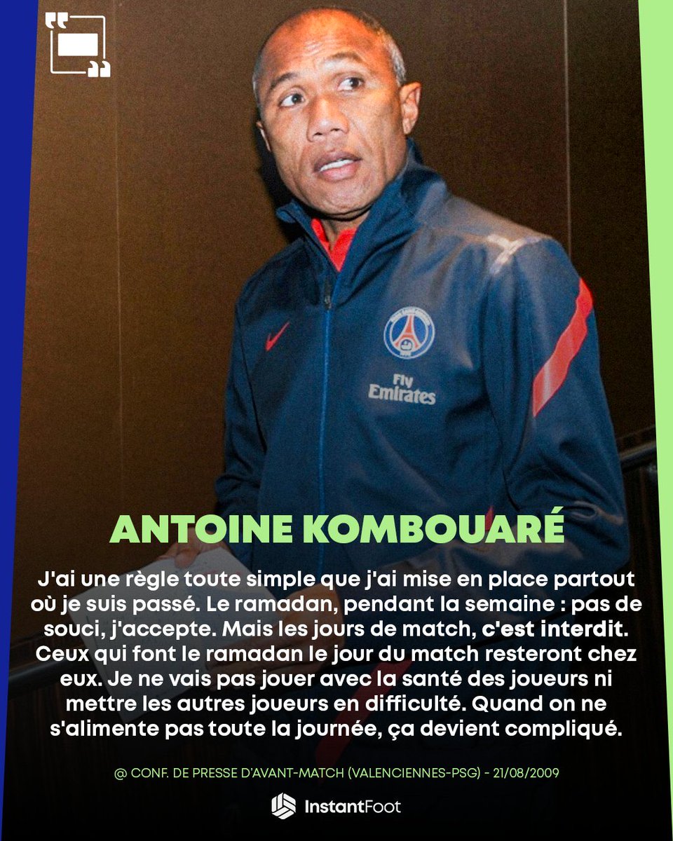 YayaSissoko19's tweet photo. #islam #FranceFoot @Mali :
Je suis vraiment indigné par cette décision d’interdire à un joueur de confession musulmane de jeûner le jour du match. La foi d’un homme est sacré et doit être respecté. Le ramadan n’est pas une option mais une obligation en islam. https://t.co/jhl6D7Lsew
