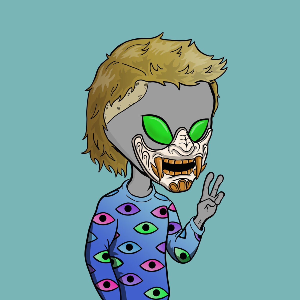 Gm 🕶️

Ngl, kind of sick of all the jokes about aliens living among us 

So unimaginative and tired 

With that off our chest, our completely normal human friend below sends peaceful vibes to all those who don’t listen to such baseless rumors 💚

#NFTs