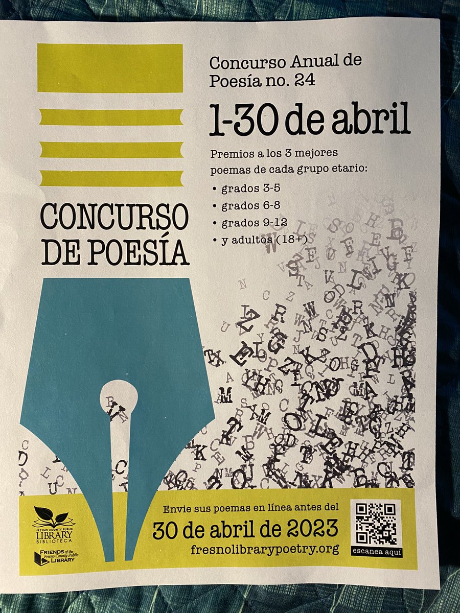 margaritapoet's tweet image. #poetry #NationalPoetryMonth #FresnoLibrary