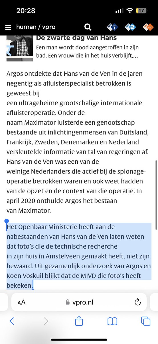 huig_plug's tweet photo. Heeft coördinator Bart van Poelgeest de TR-foto’s gezien & daarna in een kluis gedeponeerd? #HansvandeVen #Verint #MID #Baybasin #Kislev2 https://t.co/lveYdEdREl