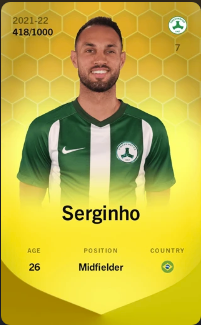 🎁 #SorareGiveaway

Serginho à gagner 🇧🇷 

Pour cela : 

✅RT &amp;❤️
✅Follow <a href="/Unpetitgiveaway/">Un Petit Giveaway ?</a>

⏳04/04 à 20h

GoodLuck🍀

#NFTGiveaway #ETH #Giveaways #NFT #CryptoGiveaway #Crypto #Giveaway