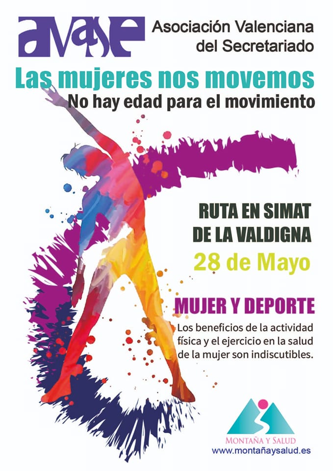 AvaseValencia's tweet photo. AVASE se une al impulso de las mujeres por el deporte, a la MOTIVACION….consiguiendo mejorar la salud y obteniendo beneficios emocionales.
Adelante AVASE !!!!!
#mujerdeporte #mujeres avanzando #saludemocional #salud fisica# https://t.co/DqXfL8NHkM