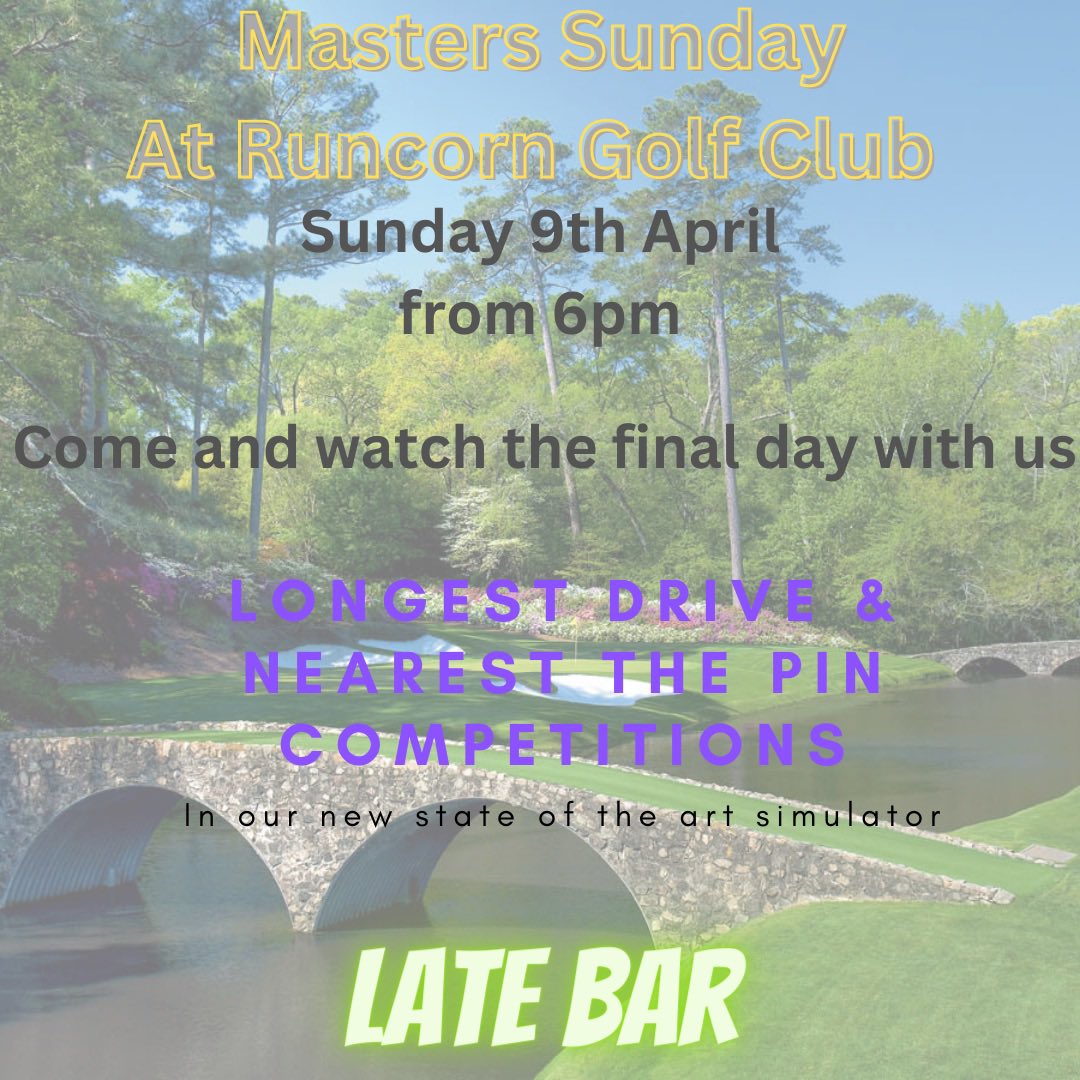 runcorngolfclub's tweet photo. This time next week ⛳️🍺🍷🍹📺 https://t.co/KnkS0UyBO8