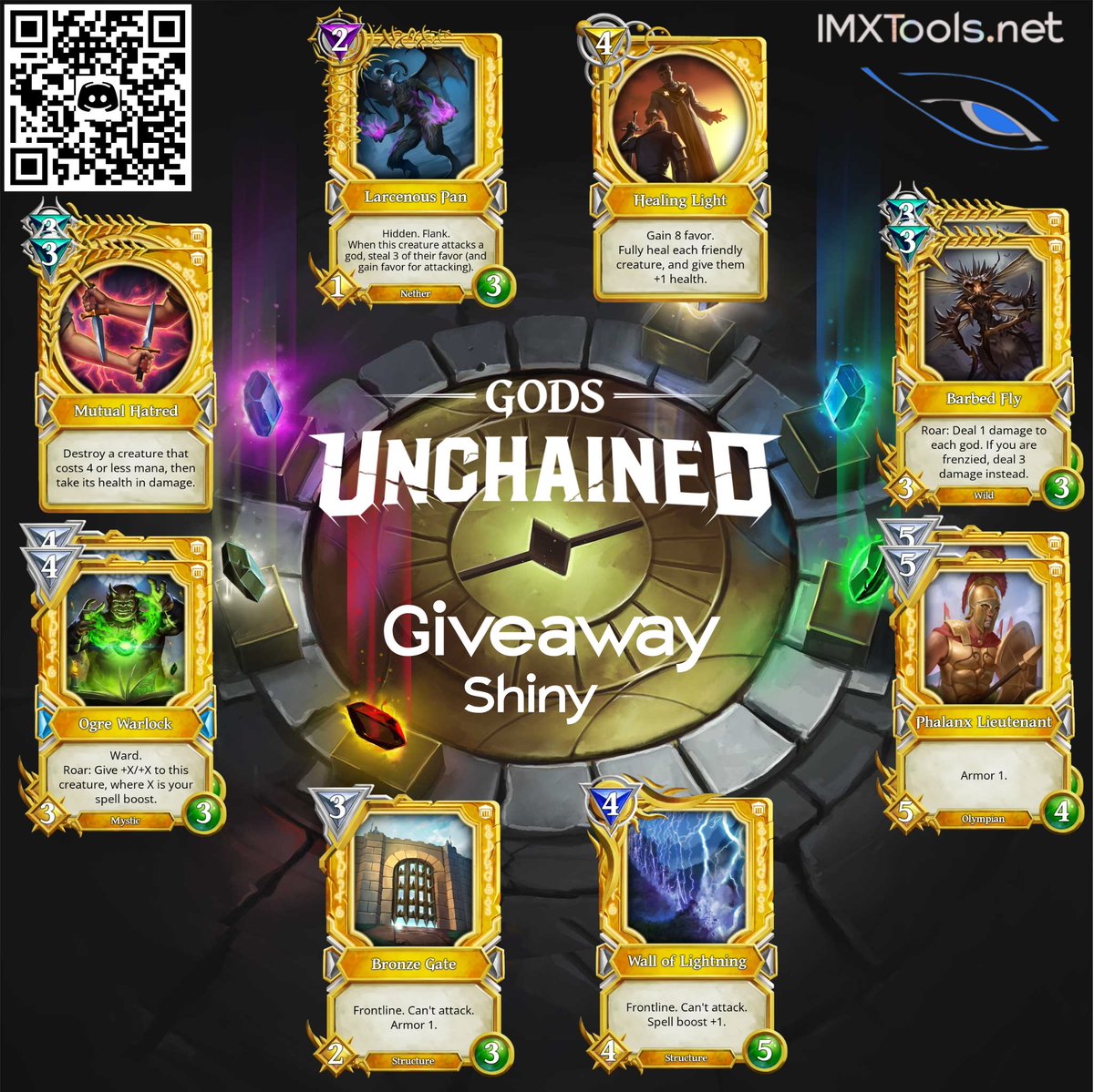 It's Shiny Week, Mortals!  Join our streaming partners on Twitch to participate in card raffles!  

🎮Join discord.gg/s6WWw2jbhs 
❤️Like, follow us &amp; retweet

<a href="/AtTreyFive/">AtTreyFive</a> <a href="/Ne4rs/">Nears_stream | Xborg</a> @yourchannelone <a href="/punkidTCG/">Punkid TCG</a> <a href="/GOATProject_io/">GOAT Project</a> <a href="/SwallieGU/">Swallie</a> <a href="/denz_cruel/">lordcru</a> <a href="/RyhanGU/">Ryhan</a>
<a href="/GodsUnchained/">Gods Unchained</a>