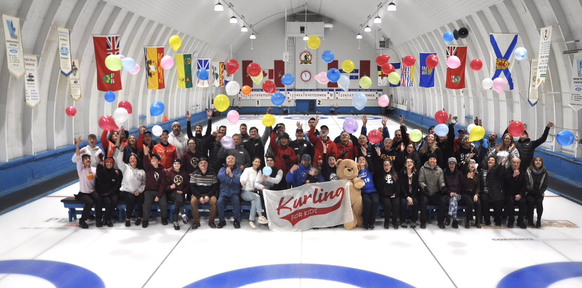 pccurling's tweet photo. Great @KurlingforKids event at PCCC yesterday. Thanks to the curlers, including many first-timers and the many volunteers who made the day a successful fund-raiser for Montreal’s two children’s hospitals. https://t.co/owhKopa9XJ