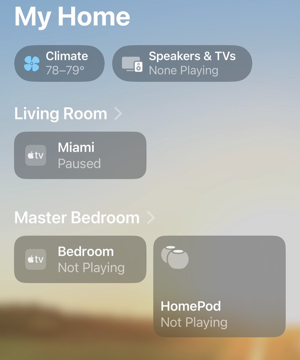 Apple Home app &amp; AppleTV integration is terrible.

The most UN-Apple UX of all products.

Unforgivable <a href="/Apple/">Apple</a> 

Come on, guys and gals. Solve this. <a href="/Sonos/">Sonos</a> solved this years ago.