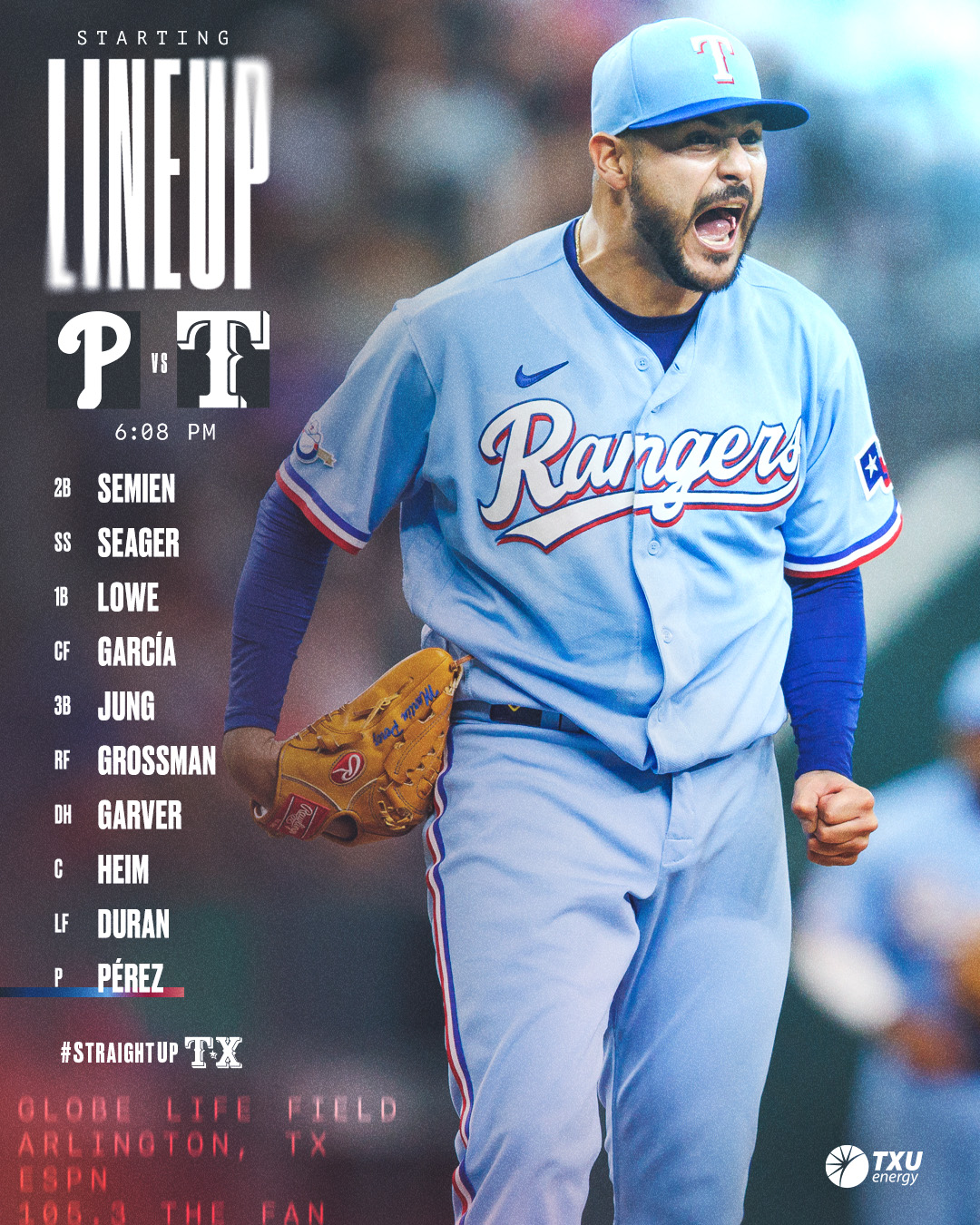 Texas Rangers on X: Sunday Night Spotlight. #StraightUpTX   / X