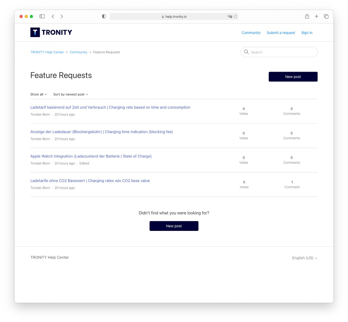TRONITY_IO's tweet photo. 📢 Exciting news! Help shape the upcoming #TRONITY Release Q2/2023 by participating in our community feature voting! Share your ideas, vote, and comment on existing suggestions. Your feedback matters! 🚀 Check it out: https://t.co/Su1QcutCXX #FeatureVoting https://t.co/m1p3IHI7Hj