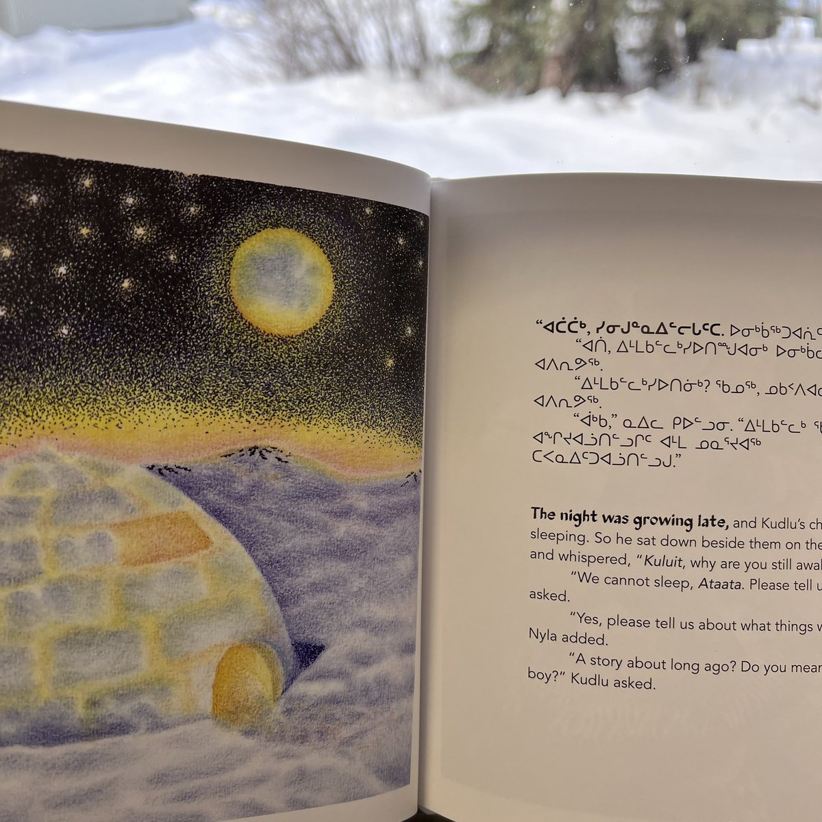 aknorsk's tweet image. Loving these bilingual English/Inuktitut books by @Inhabit_Media at the @ConsortiumLib. 'Way Back Then' by Neil Christopher and Germaine Arnaktauyok. #InternationalChildrensBookDay #WorldKidLit #907LibraryLove