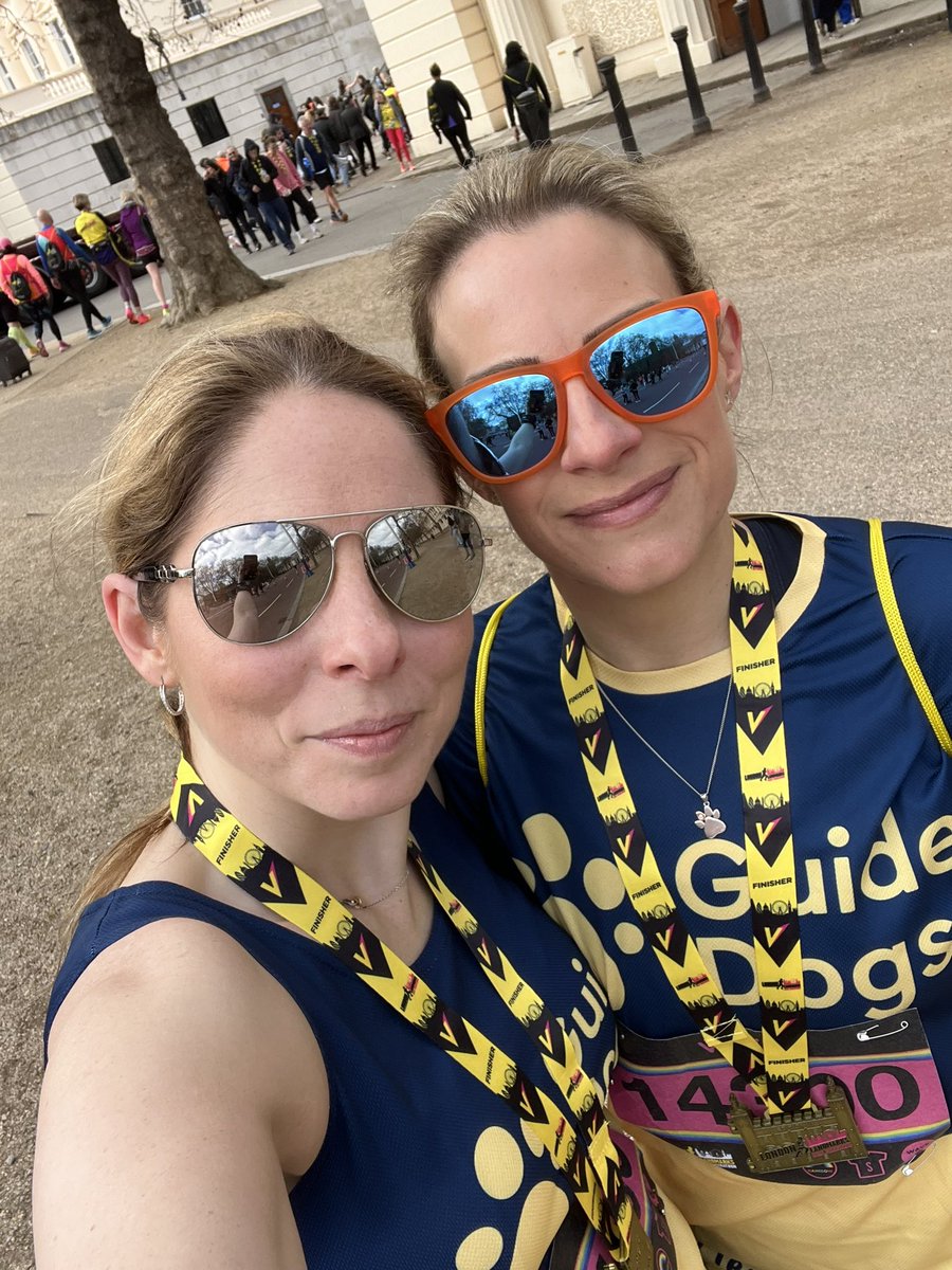 Amazing run <a href="/LLHalf/">London Landmarks Half Marathon</a> including a nice little unexpected PB! So proud to raise money doing so for <a href="/guidedogs/">Guide Dogs</a>