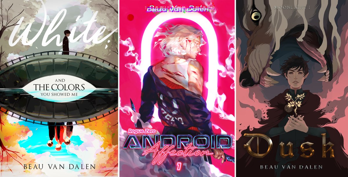 BeauVanDalen's tweet image. #writerlywipchat Day 2: Covers from my self-published books, it's hard to choose a favorite, I love them all! 💖