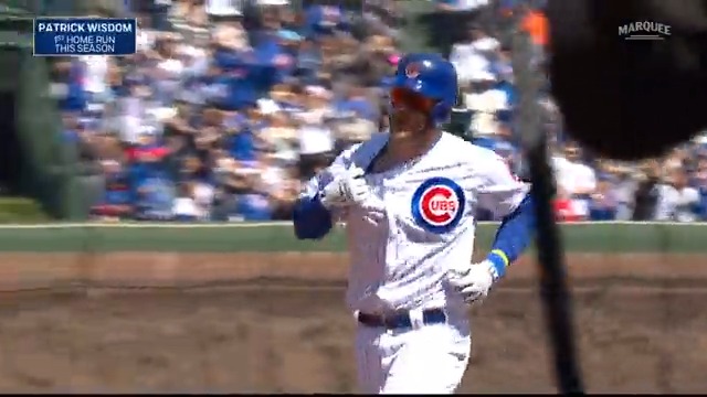 MLB HR Videos on X: Patrick Wisdom - Chicago Cubs (1)