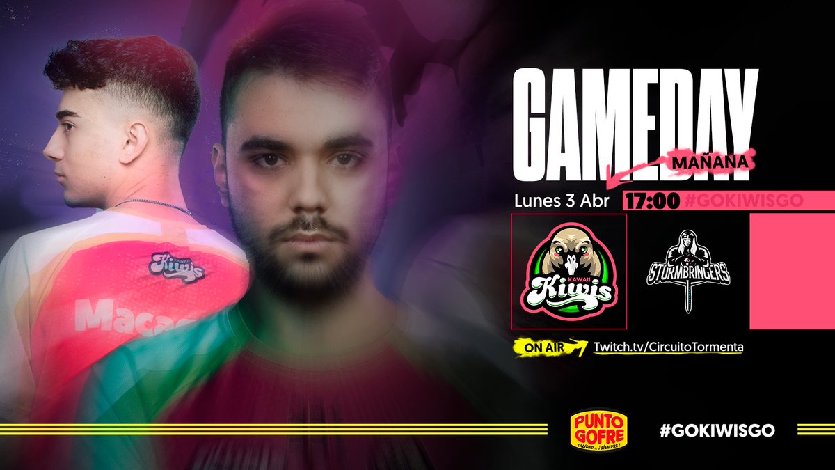 GRAN FINAL. LIGA NEXO. MAÑANA.
TODO O NADA.

⏰03/04 - 17:00
🆚@StormBringersGG 

#GoKiwisGo🐦🥝