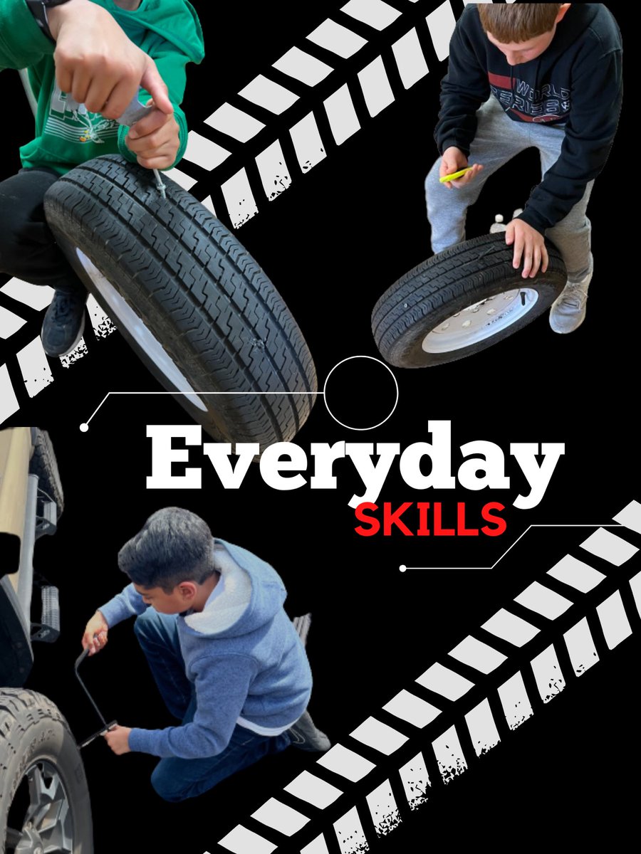 Another successful advisory day <a href="/LMTSD_MAS/">Murray Avenue School</a> Ss learning everyday skills needed save 💵, make 💵, and live independently! Project #2: fixing a flat tire 🛞🛻