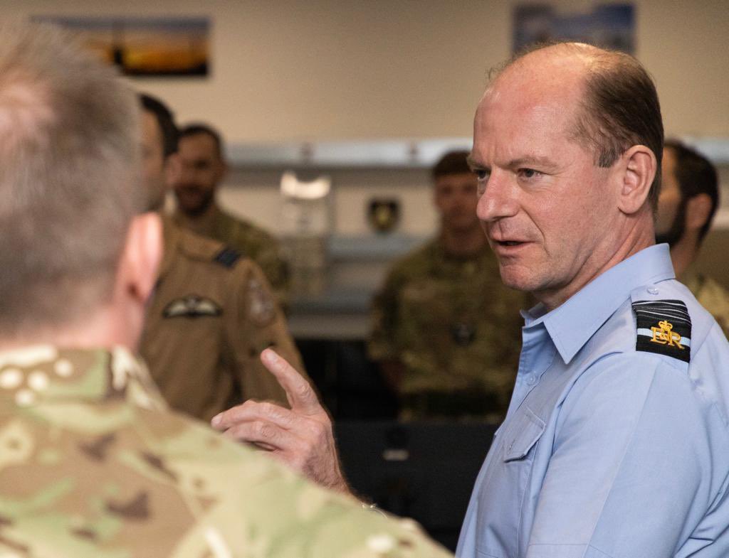 ChiefofAirStaff's tweet photo. The much-loved Griffin has been the workhorse of 84 Sqn @bfcyprus for 20yrs. The handover to #PumaForce is the start of a new era.
It was also a pleasure to meet so many from @RAFAkrotiri #903EAW and @RAFMiddleEast. Thank you for all you do to protect our nation. @RoyalAirForce https://t.co/G6eAQvkAZg