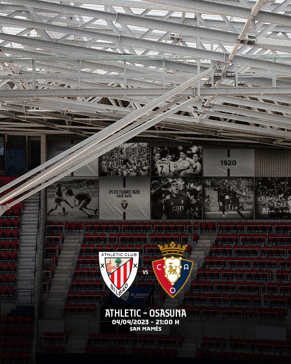 Quedan cuarenta y ocho horas.

#AthleticOsasuna | #GrandesEnIlusión | #CopaDelRey