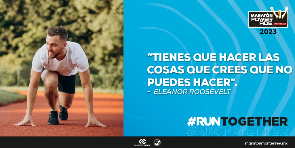 Maratonmty's tweet photo. Siempre recuerda que la motivación más importante, es la que te hiciste cuando aún no avanzabas en el camino🏃🏽‍♀️ ¡Nunca te rindas!😉🙌 

#runtogether #correNL #MPM  #HAYPOWER https://t.co/aBVibF8EyQ