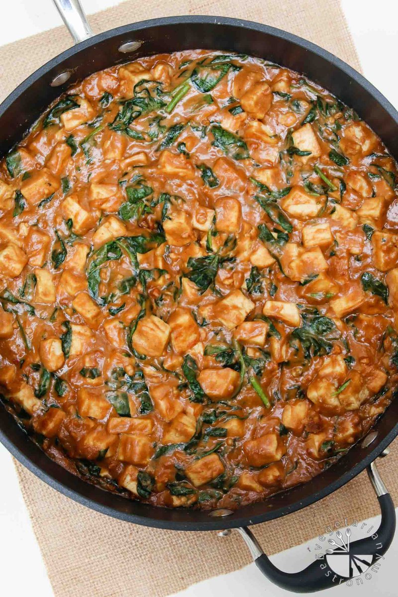 This is a READER FAVORITE recipe!! My PRA RAM TOFU made with an easy Peanut Sauce! Get the recipe now! >>> vegetariangastronomy.com/easy-thai-pra-…