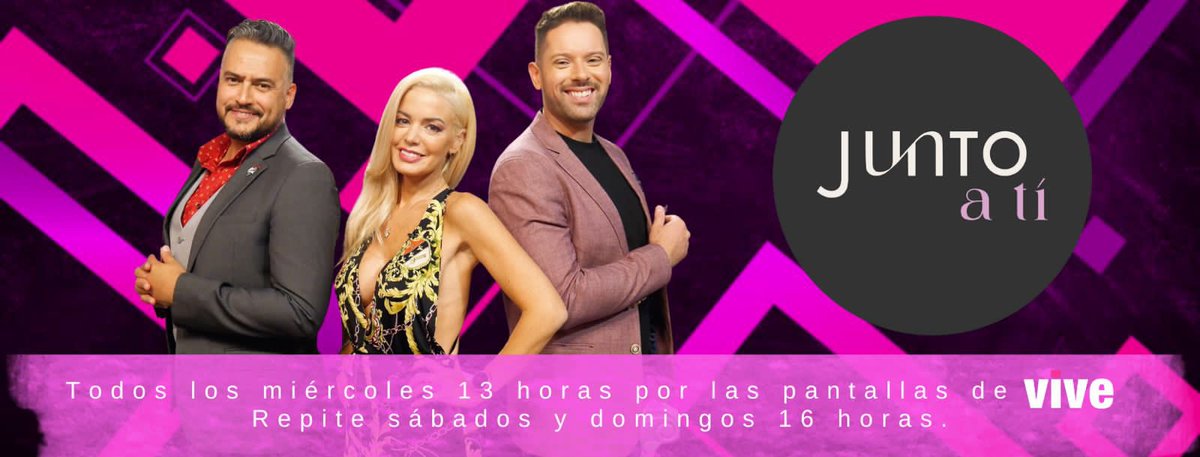 Desde este miércoles 13 hs estaremos Junto a ti por las pantallas de Vive junto a <a href="/MichaelRoldan/">Michael Roldán</a> y <a href="/cbfuenzalida/">César Fuenzalida</a>