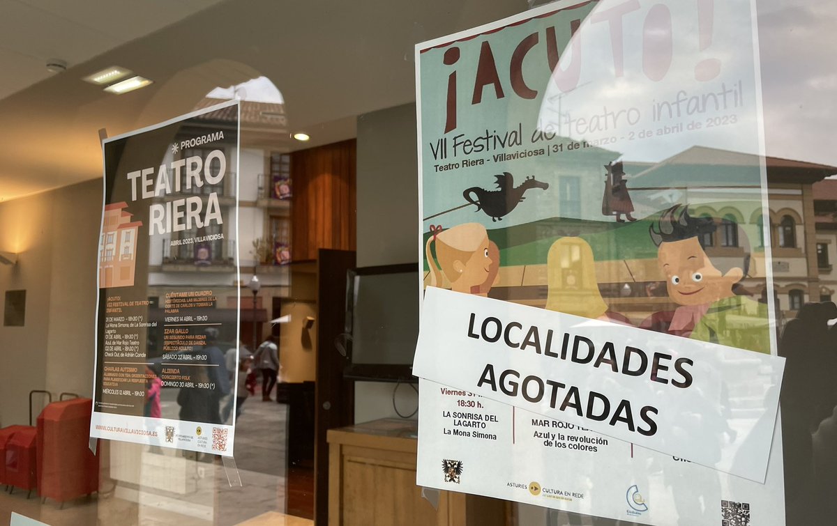 TeatroRiera's tweet photo. Finaliza una edición de #ACUTO 🫶🏻🫶🏼🫶🏾 que se ha hecho muy grande con teatro ¡al completo!
Gracias al público, compañías y todo el equipo técnico y de sala.
❗️Quedamos en #ACUTO2024 😍 https://t.co/rbWSDEvIhP