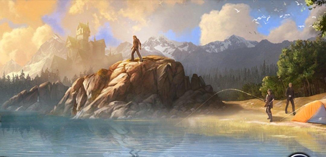 I'm loving the new artwork for Gladio's birthday in WFE. Haven vacation with the chocobros 🥺❤